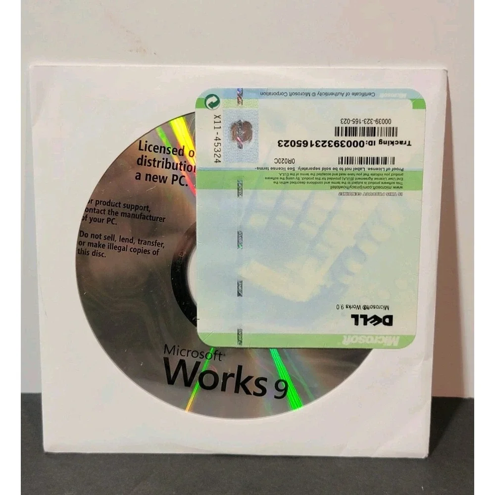 Dell Inspiron‎ 1012 Drivers Utility Reinstall Disk, Works 9, ROXIO, Word NEW